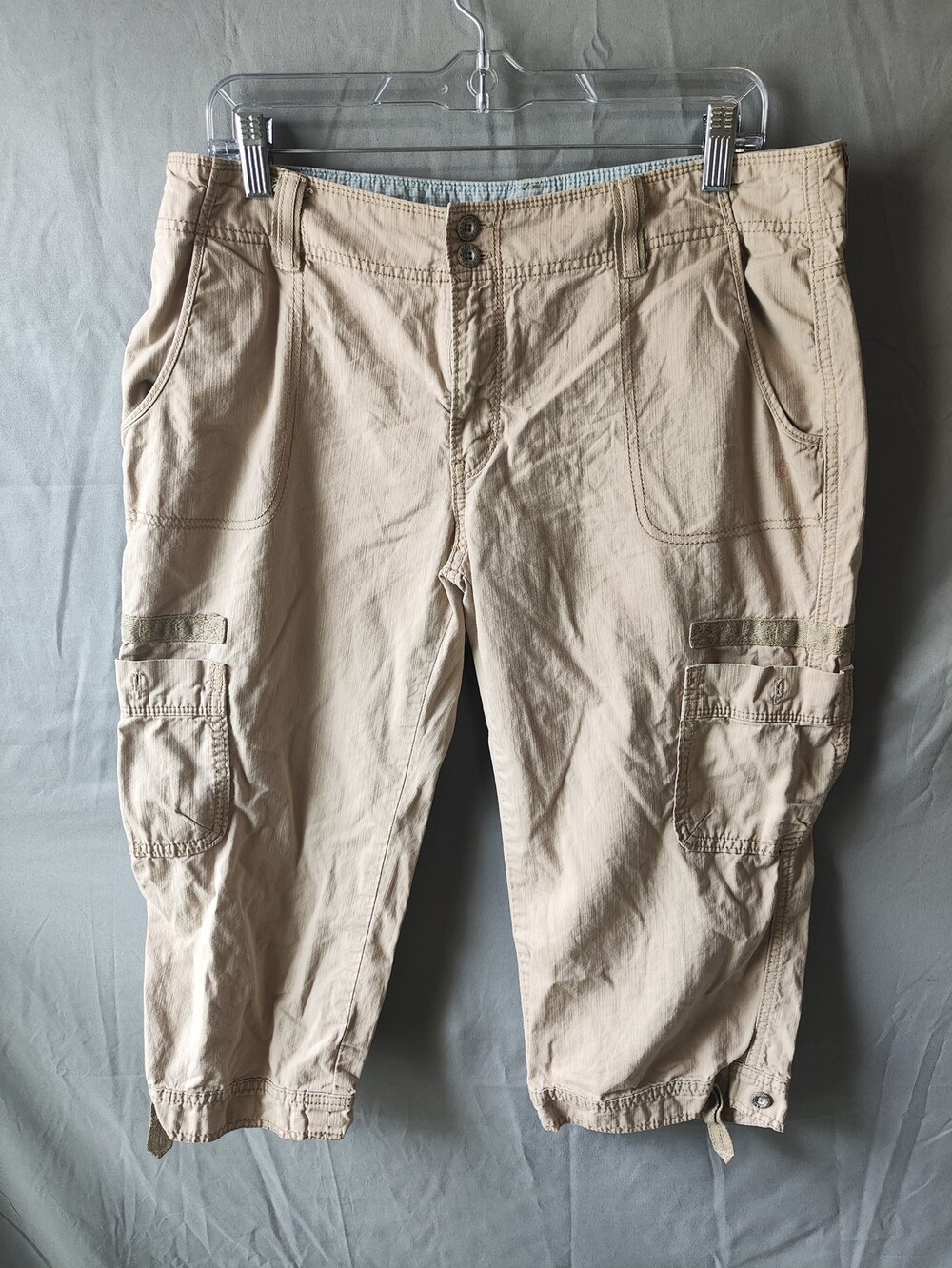 Levis Cargo Capri Pants Womens 10 Utility Cropped Pockets Casual Summer
